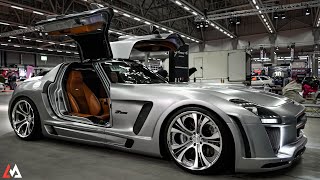 Mercedes AMG SLS Coupe FAB Design Gullstream  Sound Interior and Exterior [upl. by Akcimat]