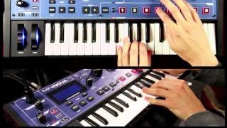 Novation  MiniNova synth tutorial Selecting Sounds [upl. by Eidson]