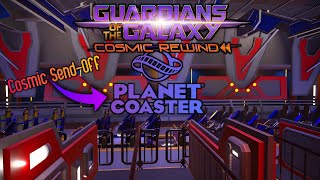 GOTGCosmic Rewind  Dark amp Light POVCinematic Shots  Epcot Planet Coaster [upl. by Gans]