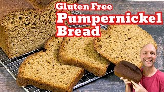 GLUTEN FREE PUMPERNICKEL BREAD  Red Star Yeast Recipe [upl. by Marinna]