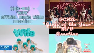 KPOP Marathon GIDLE amp VCHA MVS Reaction We had different visions for each artists [upl. by Koetke846]