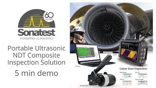 Portable Ultrasonic NDT Composite Solution  5min DEMO [upl. by Renado]