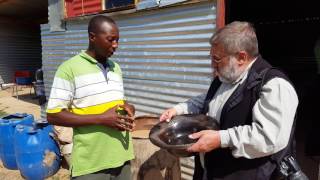 Tefo Emandulo near Witsieshoek explaining to Harold Goodwin about pottery [upl. by Loria619]