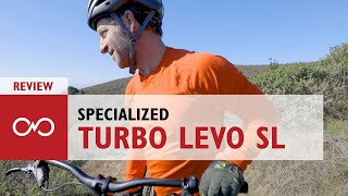 Review Specialized Turbo Levo SL Ultralight Electric Mountain Bike [upl. by Ydde]