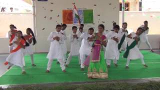 MANA DESAM BHARATHA DESAM PATRIOTIC DANCE PERFORMANCE BY RAINBOW KIDS [upl. by Nickie689]