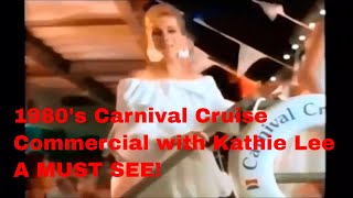 Reliving the 80s Kathie Lee Giffords Iconic Carnival Commercial  What a blast CarnivalCruise [upl. by Sylvan472]