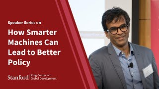 Speaker Series with Sendhil Mullainathan on How Smarter Machines Can Lead to Better Policy [upl. by Yecam843]