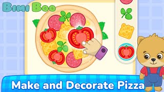 Bimi Boo Restaurant  Pizza Cooking Games for Chidlren [upl. by Elledoj192]