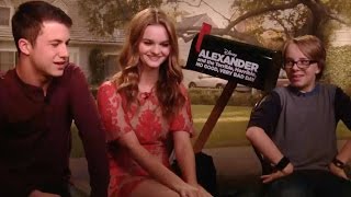 Ed Oxenbould Kerris Dorsey and Dylan Minnette on their instant bond and funny nicknames [upl. by Drawoh]