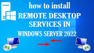 How to Install Remote Desktop Services quotRDSquot Terminal Server in Server 2022 Step by Step [upl. by Clymer]