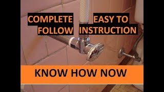 Replace Bathroom Sink Shut Off Valve [upl. by Thetis889]