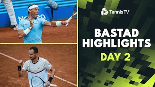 Nadal Faces Borg Safiullin amp Borges Also In Action  Bastad 2024 Day 2 Highlights [upl. by Roxana]