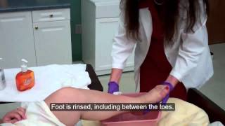 CNA ESSENTIAL SKILLS  Foot Care 637 [upl. by Tanner]