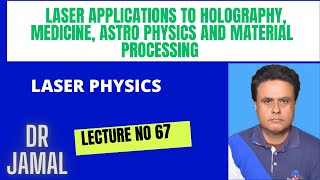 21 November 2024 LECTURE NO 67 LASER PHYSICS [upl. by Ardnosac]