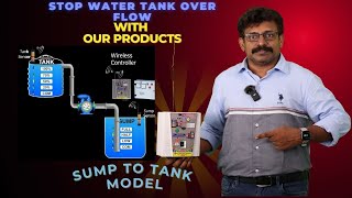 SUMP TO TANK WATER LEVEL CONTROLLER [upl. by Nivlen]