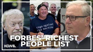 3 Oregonians among Forbes list of richest people in the world [upl. by Asertal]