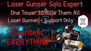 TDX  Solo Expert with Just Laser Gunner [upl. by Melessa]