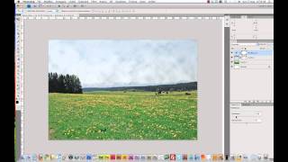 Creare un cielo nuvoloso con Photoshop [upl. by Eivets]