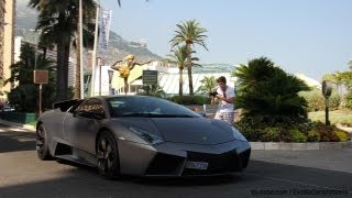 Lamborghini Reventón  Loud Accelerations  Driving in Monaco  1080p HD [upl. by Anamor]