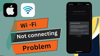 How to fix WiFi not connecting not working problem on iPhone ￼ [upl. by Abrahams264]