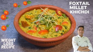 How to Cook Millets Khichdi  How to Make Weight loss khichdi l Millet Recipes Chef Sahajan [upl. by Wystand]