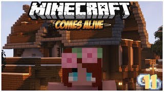 I Have Built A Home For My Children😍 Minecraft Comes Alive Reborn Ep 11 [upl. by Rehpotsyrk]