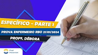 RBO  Enfermagem  Correção  Conh Específico  Parte I [upl. by Acinemod]