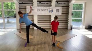 Kinder lernen – KiB 4 “Seilspringen Vorwärtsrolle Handstand amp Ballkoordination“ [upl. by Josias460]