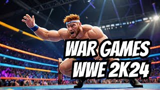 WAR GAMES  WWE 2K24 Universe Mode 45 [upl. by Nwahsat13]