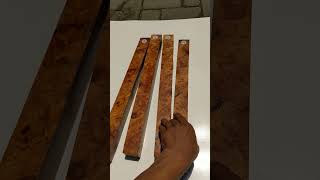 Long Amboyna Burl Block for Pool Cue amp Woodcraft Exotic Wood for Custom Projects burl exoticwood [upl. by Adlesirc]