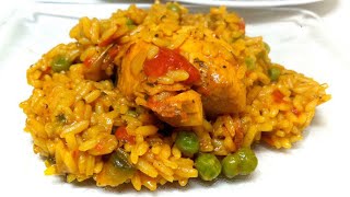 Arroz con Pollo y Verduras 🍗 Recetas con Arroz ✅ [upl. by Kcirdehs180]