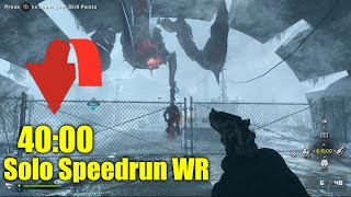 Crazy NEW Fence Clip Nightfall SOLO Speedrun World Record 4000  CoD Ghost Extinction [upl. by Ecidna]