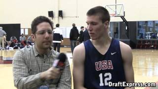 Kaleb Tarczewski DraftExpress  Interview amp Highlights  2012 Nike Hoop Summit [upl. by Ferdinana807]