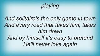 Shirley Bassey  Solitaire Lyrics [upl. by Aeresed86]