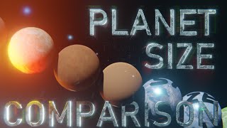 Planet Size Comparison 2024 Part 1 4K 60FPS 3D [upl. by Kaylee]