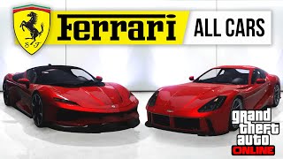 All Ferrari Cars in GTA 5 Online 2024 indepth guide [upl. by Treboh498]