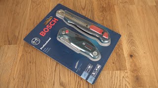 Unboxing und Review Cuttermesser Bosch Professional  Tipps und Tricks [upl. by Telimay]