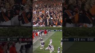 Auburns band LOST THEIR MINDS during The Kick Six 🤣 shorts [upl. by Ydnor]