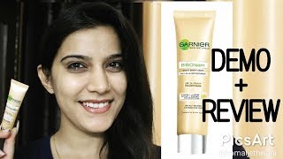 Review  Garnier BB Cream  BB Cream For Indian Skin Tone  Affordable makeup Products in india [upl. by Enoch950]