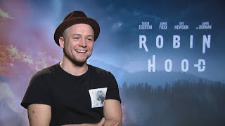 ROBIN HOOD Taron Egerton’s love triangle with Jamie Dornan [upl. by Atinid]