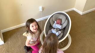 Baby sister meets big sister’s for the first time [upl. by Benioff]