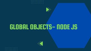 NodeJS Global Objects  Tamil  HarshaSelvi [upl. by Hulbert]