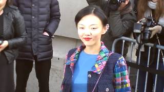 Rila FUKUSHIMA à Paris Défilé Show CHANEL Paris 2014 Fashion Week 4 mars march [upl. by Naivaf662]