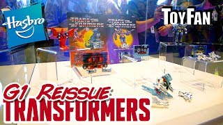 NEW Transformers G1 Reissues Revealed  Announcement and Booth Tour [upl. by Waring]