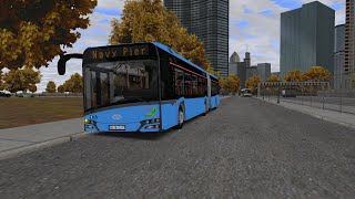 Omsi 2  Chicago Downtown Line 124  Solaris Urbino IV 18M [upl. by Ramoh923]