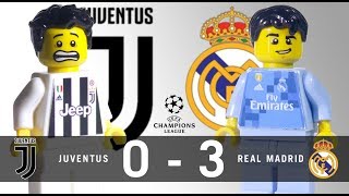 LEGO Juventus 0  3 Real Madrid Champions League 2017  2018 [upl. by Yeltnarb]