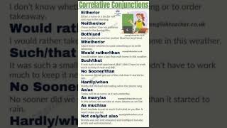 Correlative Conjunctions ✨ltrending english learn viral [upl. by Ignatz]