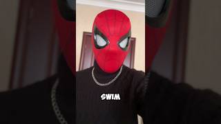 WAIT BUT I CANNOT SWIM😂😂😂 zackdfilms shorts spiderman foryou fyp funny [upl. by Tija]