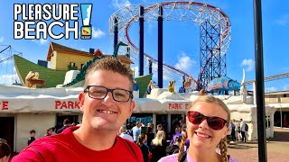 Blackpool Pleasure Beach Vlog August 2024  Late Night Riding [upl. by Tabber210]