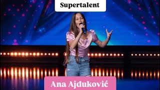 Supertalent  Ana Ajduković pjevanje [upl. by Khoury]